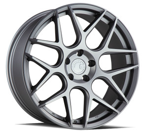 Aodhan Aff2 Wheels Rims 19x8.5 5x114.3 Matte Gray 35mm | AFF219855114335MG