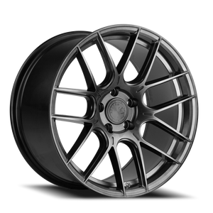Aodhan Ah-X Wheel 18x8.5 5x114.3 Hyper Black 35mm - FREE T-SHIRT INCLUDED! | AHX1885511435HB