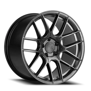 Aodhan Ah-X Wheel 18x9.5 5x114.3 Hyper Black 35mm - FREE T-SHIRT INCLUDED! | AHX1895511435HB