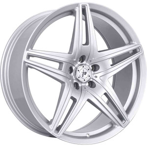 Impact Racing 604 Wheels Rims 22x9 5x4.5 (5x114.3) Silver 38 | 604S-229012+38