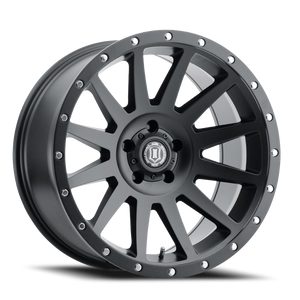 DOORBUSTER PRICING! - Icon Alloys Compression Wheel 17x8.5 5x150 Satin Black 25mm | 2017855557SB