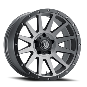DOORBUSTER PRICING! - Icon Alloys Compression Wheel 18x9 5x150 Titanium 25mm | 2018905560TT