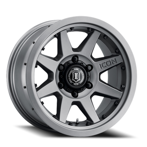DOORBUSTER PRICING! - Icon Alloys Rebound Pro Wheel 17x8.5 5x114.3 Titanium 0mm | 21817856547TT
