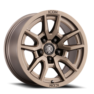 DOORBUSTER PRICING! - Icon Alloys Vector 5 Wheel 17x8.5 5x127 Bronze 6mm | 2617857345BR