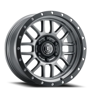 DOORBUSTER PRICING! - Icon Alloys Alpha Wheel 17x8.5 6x135 Gunmetal 6mm | 1217856350GM