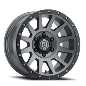 DOORBUSTER PRICING! - Icon Alloys Compression Wheel 17x8.5 6x135 Titanium 6mm | 2017856350TT