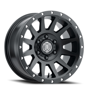 DOORBUSTER PRICING! - Icon Alloys Compression Wheel 18x9 6x139.7 Satin Black 0mm | 2018908350SB