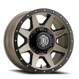 DOORBUSTER PRICING! - Icon Alloys Rebound Hd Wheel 17x8.5 8x165.1 Bronze 13mm | 1817858052BR