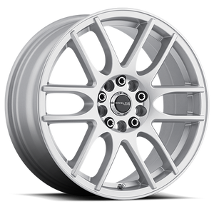 DOORBUSTER PRICING! - Raceline 141S Mystique Wheel 16x7 4x100 & 4x108 Gloss Silver 40mm - FREE T-SHIRT INCLUDED! | 141S-67082+40