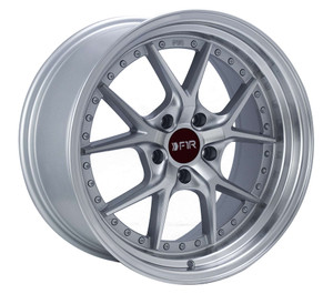 F1R® F105 Wheels Rims 17x8.5 5x4.5 (5x114.3) Machine Silver 38 | F1051785MS38
