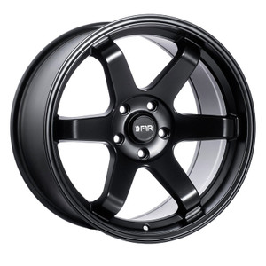 F1R F106 Wheels Rims 18x8.5 5x114.3 Satin Black 35mm | F10618855114SB35