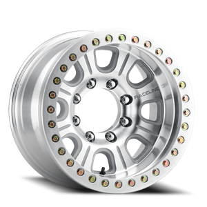 DOORBUSTER PRICING! - Raceline Rt233 Monster Wheel - 17x9.5 6x139.7 Machined -32mm - FREE T-SHIRT INCLUDED! | RT233-79560-D-32
