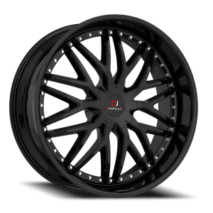 DOORBUSTER PRICING! - Cavallo Clv-46 Wheel 18x8 5x105 & 5x114.3 Gloss Black 35mm | CLV-46188051051143+35GB