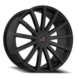 DOORBUSTER PRICING! - Cavallo Clv-52 Wheel 18x8 5x100 & 5x114.3 Gloss Black 35mm | CLV-52188051001143+35GB
