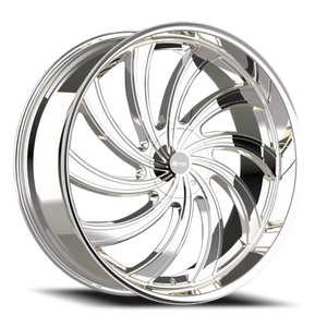 DOORBUSTER PRICING! - Eclipse 104 Wheel 26x10 6x135 & 6x139.7 Chrome 25mm - MINIMUM PURCHASE OF 4 WHEELS - FREE T-SHIRT INCLUDED! | ECL104-26130C