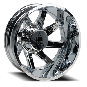 Luxxx Hd Lhd14 Dually Wheel 20x8.25 8x200 Chrome -192mm | DUALLYHD14-208258200-192X-C-R