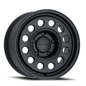 DOORBUSTER PRICING! - Nomad 501Sb Convoy Wheel 15x7 5x114.3 Satin Black -10mm - FREE T-SHIRT INCLUDED! | N501SB-57012-10