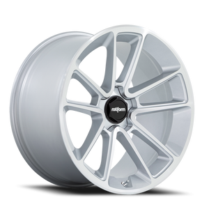Rotiform R192 Btl Wheel 22x12 5x120 Gloss Silver With Machined Face 15mm - MINIMUM PURCHASE OF 4 WHEELS | R192222011+15