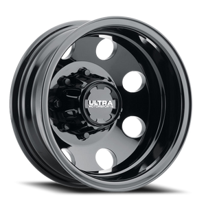 Ultra 002Rbk Modular Dually Wheel 17x6.5 8x200 Gloss Black -140mm | 002-7692RBK