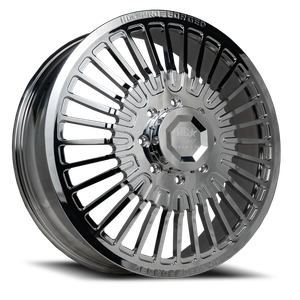 Luxxx Hd Forged Forged Hd06 Inner Dually Wheel 26x8.25 8x165.1 Polished 132mm - MINIMUM PURCHASE OF 4 WHEELS | FGDUALLYHD06268258165-132Z-GI