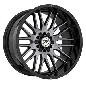 Xf Off-Road® Xf-240 Wheels Rims 20x10 8x6.5 (8x165.1) 8x180 Black Brushed Double Dark Tint -12  | XF-240201081651180-12GBBRDDT