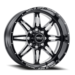 DOORBUSTER PRICING! - Weld Off-Road Cheyenne Wheel 20x12 8x170 Gloss Black Milled -44mm | W13202017475