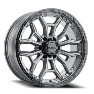 Ultra 126Gn Warmonger 6 Wheel 17x9 6x139.7 Gloss Anthracite w/ Black Lip -12mm | 126-7983GN12