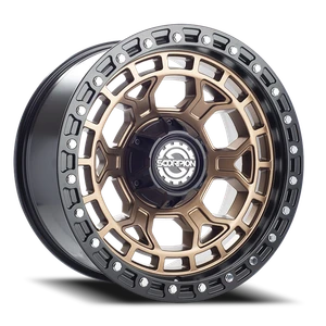Scorpion Nomad Wheel 20x10 5x127 & 5x139.7 Bronze w/ Black Lip -19mm | ND-201052739-19BZBL