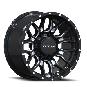 DOORBUSTER PRICING! - Rtx Claw Wheel 20x10 6x139.7 Gloss Black Milled -18mm | 163743
