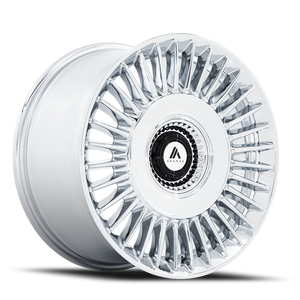Asanti Abl-40 Tiara Wheel 22x10.5 5x108 & 5x114.3 Chrome 45mm - FREE T-SHIRT INCLUDED! | AB040PX22050145