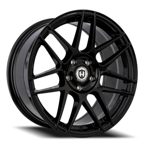 Curva Cff300 Wheel 22x9.5 6x139.7 Gloss Black 25mm | CFF300-229561392578B