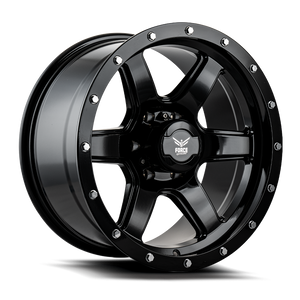 Force Off-Road® F18 Wheels Rims 18x9 5x127 (5x5) Black -12  | F181895127-12BLACK