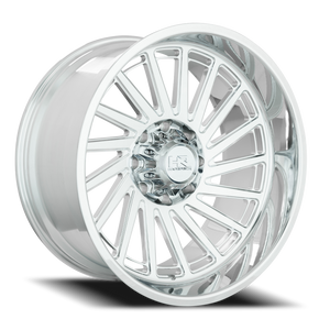 Hardrock Offroad H905 Wheel - 24x12 8x170 Polished -51mm - MINIMUM PURCHASE OF 4 WHEELS | H905-241270151PL