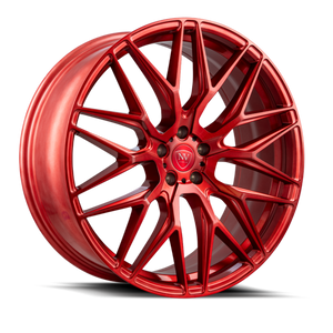 Nv Wheels® Nv1 Wheels Rims 20x8.5 5x4.5 (5x114.3) Brushed Red 35 | NV120855114+35BRUSHEDRED