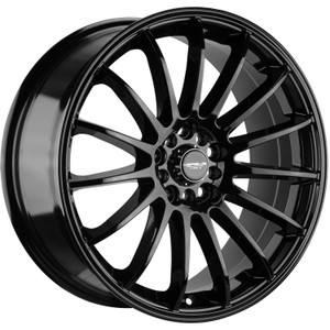 Versus Racing® Vs162 Wheels Rims 18x7.5 5x100 5x4.5 (5x114.3) Black 40 | VS162187510H+40BLACK