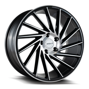 Versus Racing® Vs32 Wheels Rims 18x8 5x4.5 (5x114.3) Black Machined 35 | VS321885114+35BMF