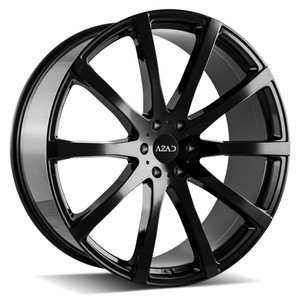 Azad® Az1970 Custom Drilled Wheel Blanks Rims 26x10 Black 15 | AZ19702610BLANK+15BLACK
