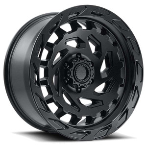 American Outlaw Chisel Wheels Rims 20x9 6x5.5 (6x139.7) Black Dark Tint -5  | AO139-2983BT