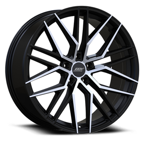 Bby 07 Black Widow Wheel 22x9 5x120.65 Black Machined 15mm