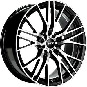 Ns Ns1604 Wheels Rims 17x7.5 5x100 5x4.5 (5x114.3) Gloss Black Machined 38 | NS1604177526+38BMF