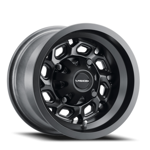 Vision Spyder 361 Atv Utv Wheel 15x7 4x156 Matte Black 38mm | 361-157156MB5.5