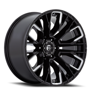 Fuel D849 Rebar Wheel 17x9 6x135 Gloss Black Milled -12mm - FREE T-SHIRT INCLUDED! | D84917908945