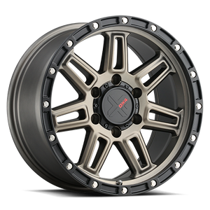 Dx4 Rebel Wheel 15x8 5x114.3 Matte Bronze w/ Black Ring -19mm | X125806-1983MBBK