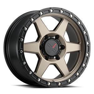 Dx4 Recon Wheel 17x8.5 6x139.7 Matte Bronze w/ Black Ring 10mm | X107850310106MBBK