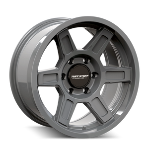 Tuff Stuff Ascent Wheels Rims 17x8.5 5x127 Gloss Grey 0mm | TS01-7873AG