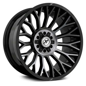 Xf Off-Road XF-237 Wheels Rims 24x12 6x135 6x5.5 (6x139.7) Black Machined Titanium DDT -44mm | XF-237241261351397-44GBMTITDDT