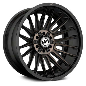 Xf Off-Road XF-234 Wheels Rims 24x12 6x135 6x5.5 (6x139.7) Black Bronze Machined DDT -44mm | XF-234241261351397-44SBMBRDDT