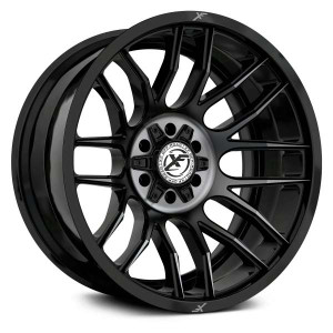 Xf Off-Road XF-232 Wheels Rims 22x12 5x127 (5x5) 5x5.5 (5x139.7) Black Machined Titanium DDT -44mm | XF-232221251271397-44GBMTITDDT