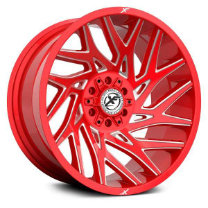 Xf Off-Road XF-229 Wheels Rims 20x10 6x135 6x5.5 (6x139.7) Anodized Red Milled -24mm | XF-229201061351397-24ARML