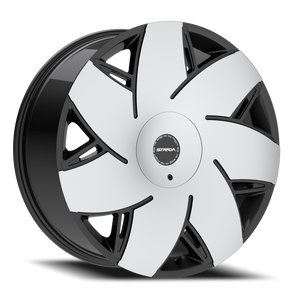 DOORBUSTER PRICING! - Strada S67 Turbina Wheel 24x9.5 5x115 & 5x120 Gloss Black Machined 15mm - FREE T-SHIRT INCLUDED! | S6749551615GBM
